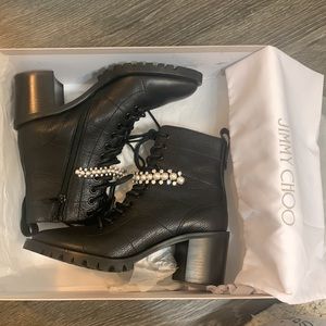 Jimmy Choo Cruz 65 Boots Size 37.5